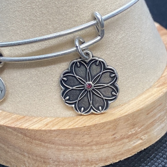 💜ALEX AND ANI💜 Healing Love Flower
Charm Bangle in Rafaelian Silver/EUC - Picture 3 of 8